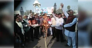 बिहार में बढ़ते अपराध को लेकर मुख्यमंत्री का पुतला दहन किया गया : धनेश्वर महतो