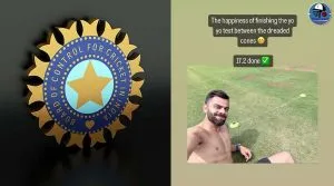 Virat Kohli को सोशल मीडिया पर स्कोर शेयर करना पड़ा महंगा,  BCCI ने लगाई फटकार