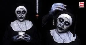 सड़क पर नजर आई The Nun की जैसी दिखने वाली चुड़ैल, वीडियो देख Public के छूटे पसीने…