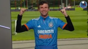 ODI World Cup 2023 Semifinal: जर्मनी के दिग्गज फुटबॉलर Thomas Müller ने पहनी भारत की जर्सी