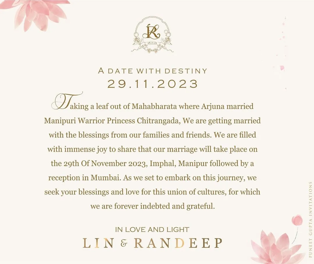 Randeep Hooda-Lin Laishram pre-wedding :
