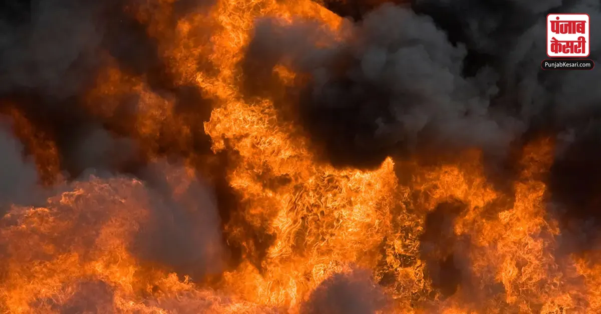 Massive fire in Chennai