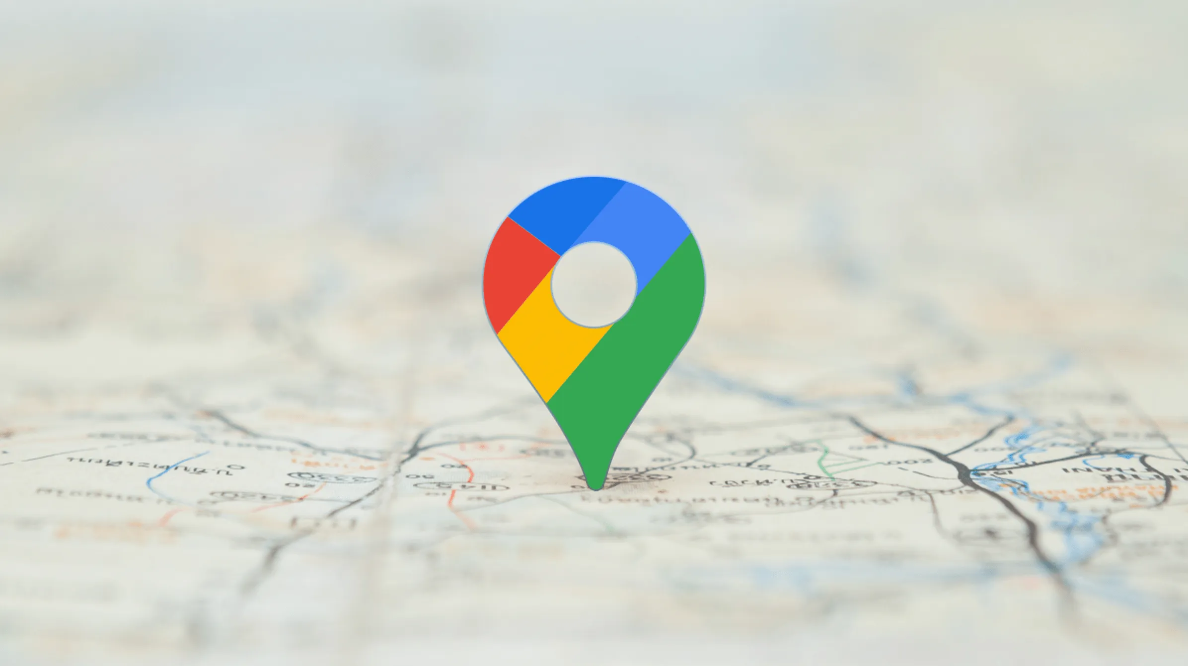 Google Maps icon on map