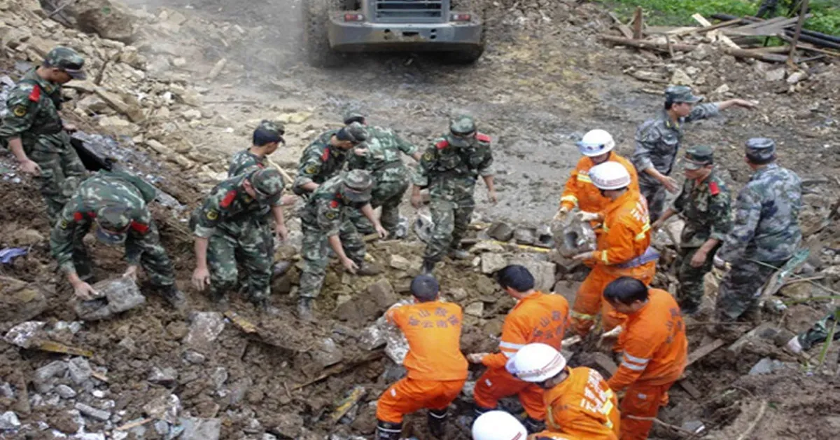 Landslide In China