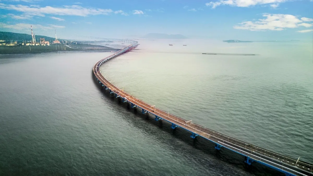 India's longest sea bridge Atal Setu bridge