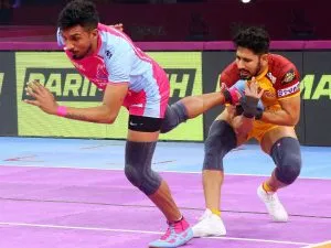 PKL23 : जयपुर पिंक पैंथर्स ने तेलुगु टाइटन्स को हराया