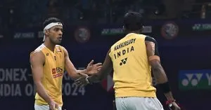 INDIAOPEN : भारत के सात्विक-चिराग फाइनल में, वहीं पुरुष एकल में प्रणय की हार