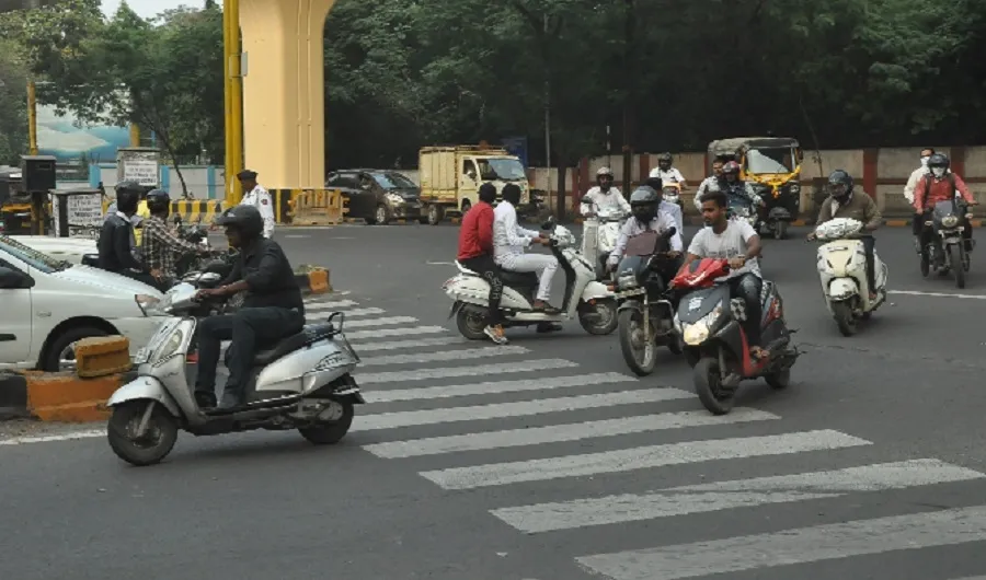 Nagpur City Police's idea to spread awareness for traffic rules