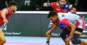 PKL 23 : जयपुर पिंक पैंथर्स सेमीफाइनल में, अर्जुन देशवाल ने लगाया डबल सुपर-10