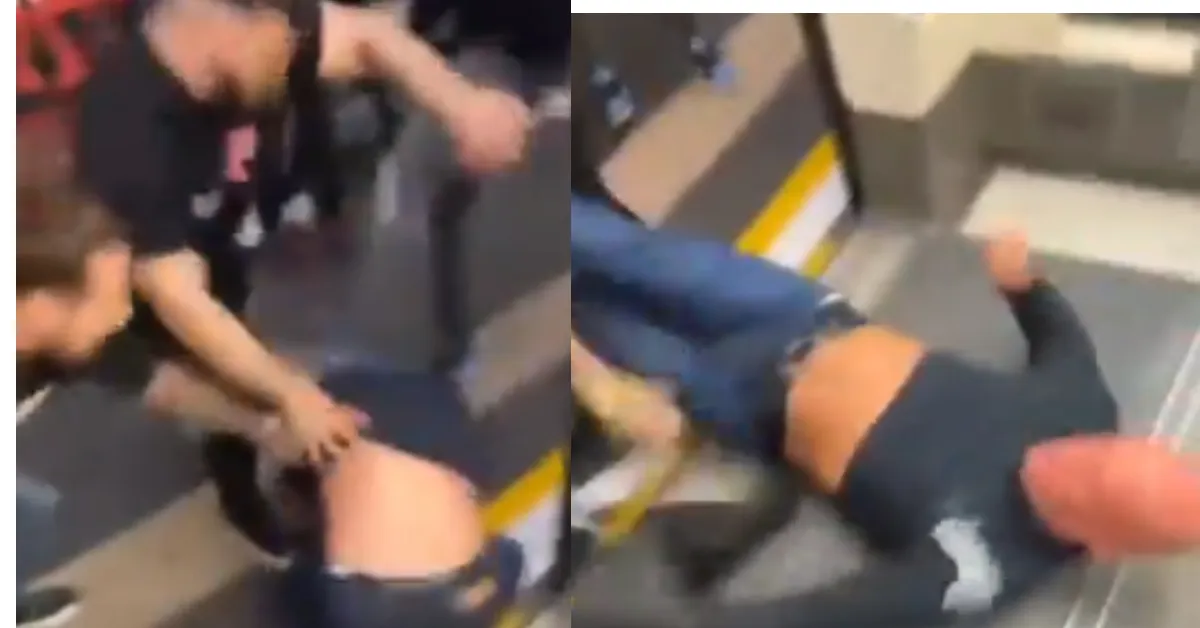 London Metro Fight Viral Video