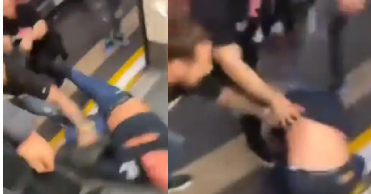 London Metro Fight Viral Video