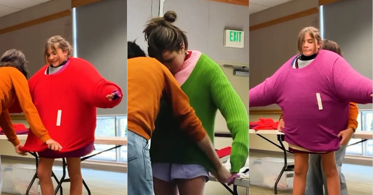 World record wearing most sweaters