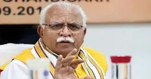 CM Manohar Lal Khattar लखपति दीदी महासम्मेलन कार्यक्रम में पहुंचे, सुनेंगे PM Modi का संबोधन