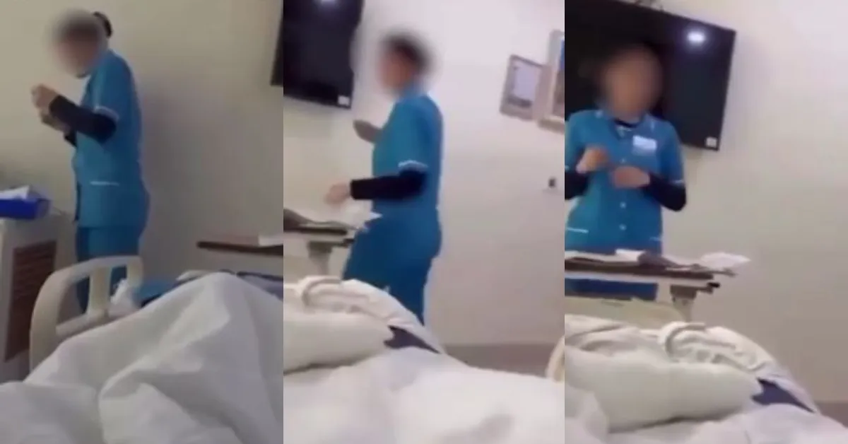 African man harrases Indian Nurse in hospital