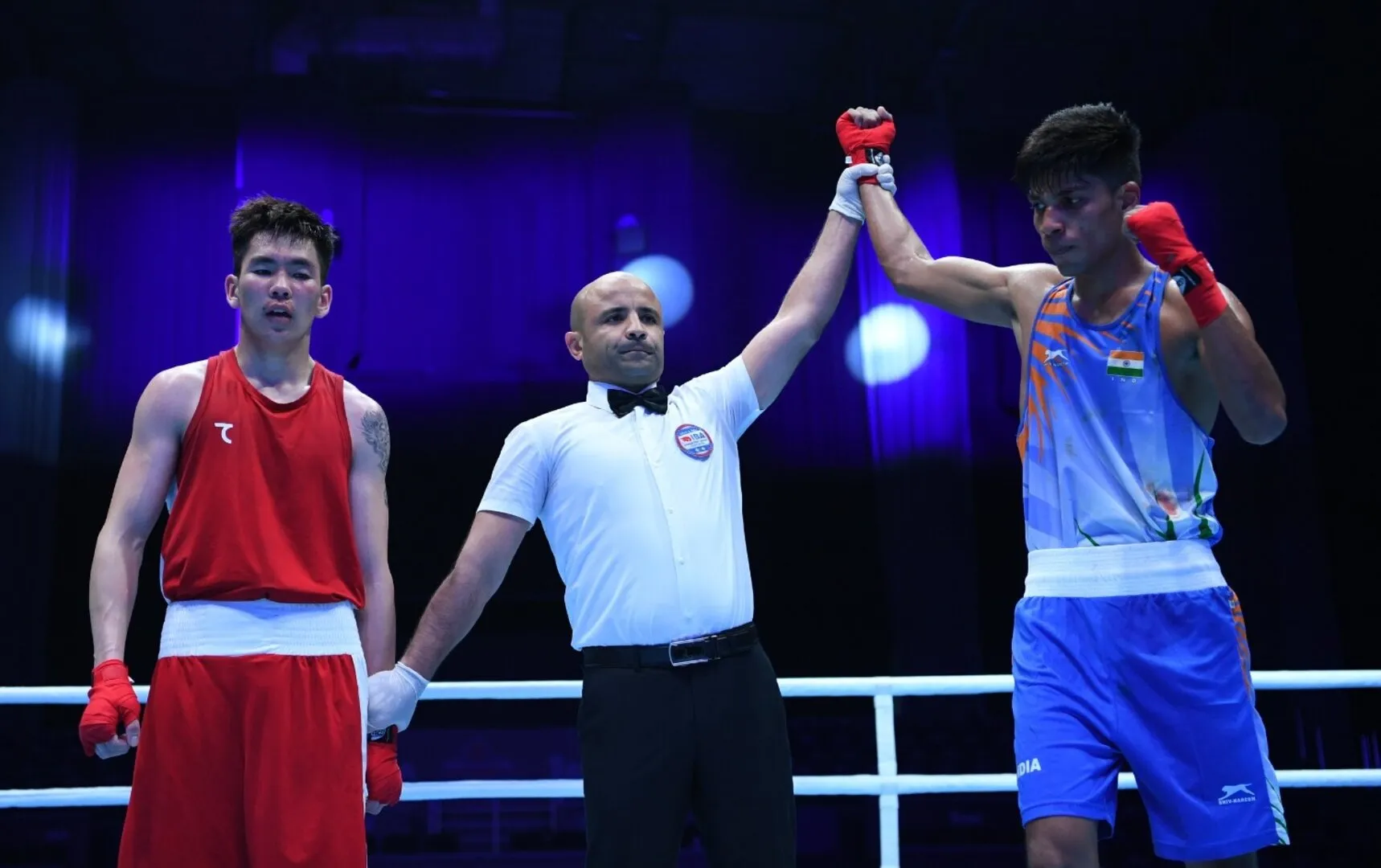 ASBC Asian U22 Youth Boxing Championships 2024 Akash Gorkha leads quartet to U 22 gold medal bouts 14 youth boxers secure finals spots
