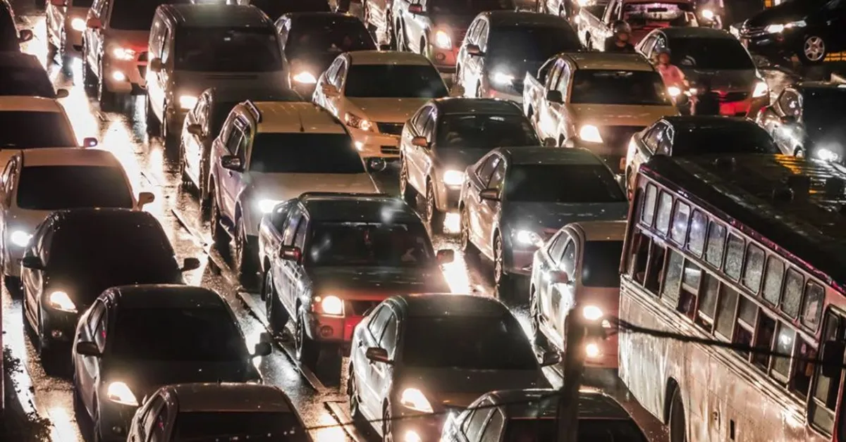 Traffic Jam in Hyderabad