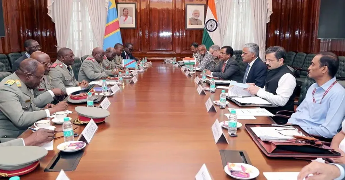 Defence Ministries: भारत और कांगो के रक्षा मंत्रालयों के बीच पहली सचिव स्तरीय बैठक